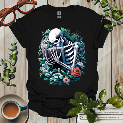 Botanical Bones Forever Book Lover T-Shirt