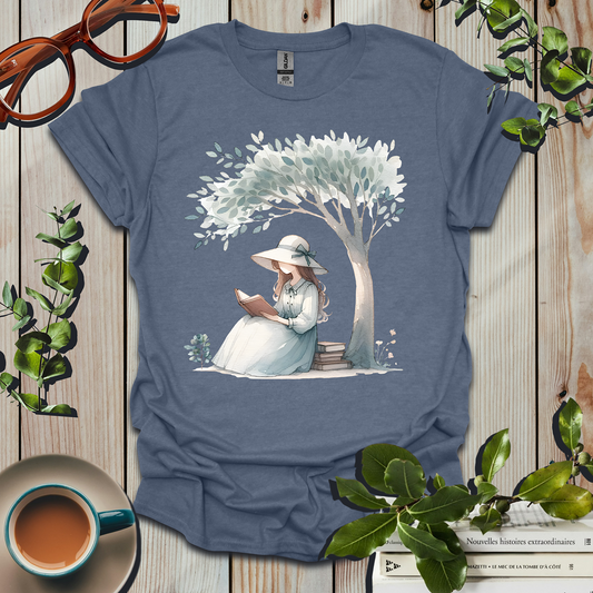 Reading in Nature Girl T-Shirt