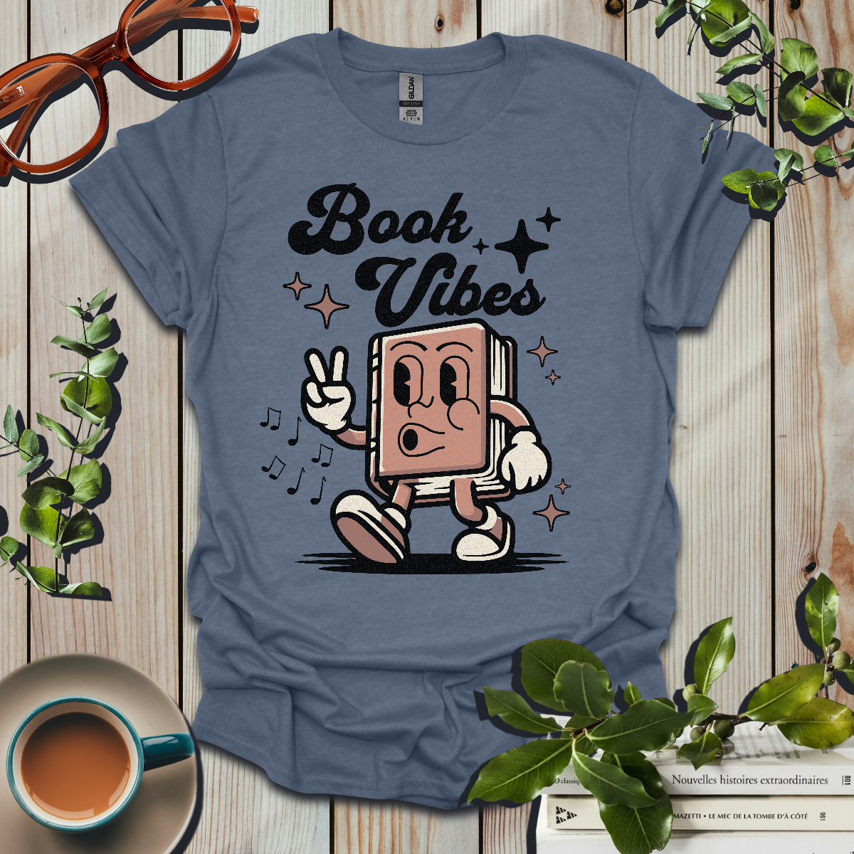 Book Vibes Book Lover T-Shirt