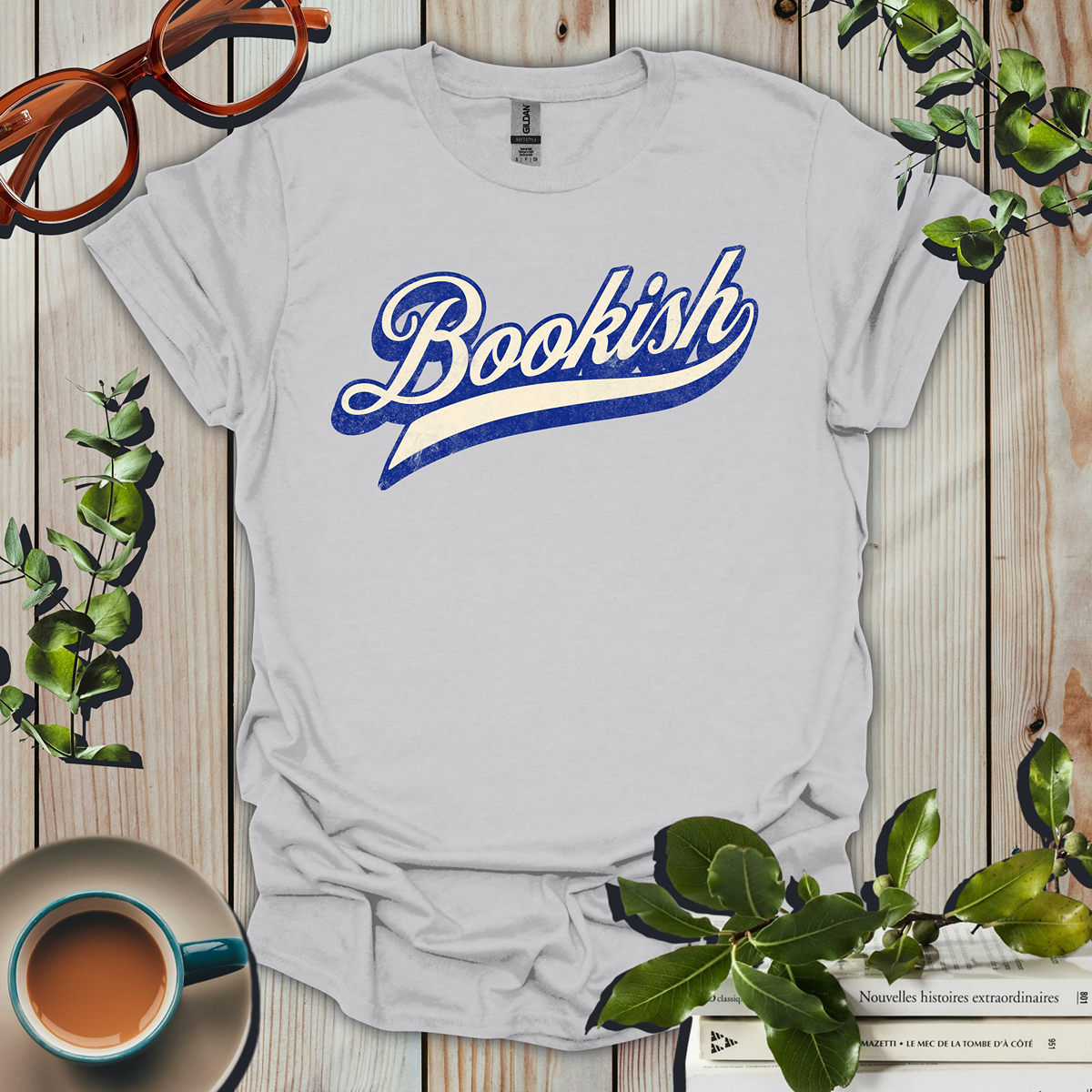 Bookish Book Lover Distressed T-Shirt