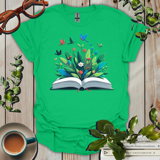 Floral Fantasy Book Lover T-Shirt