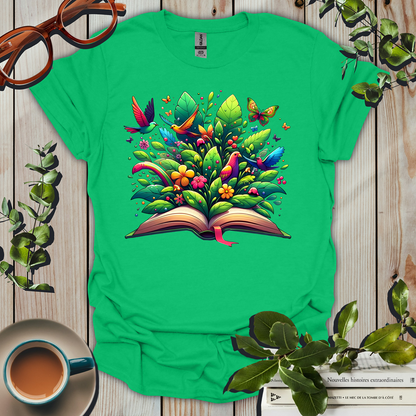 Colorful Bookish Bloom T-Shirt