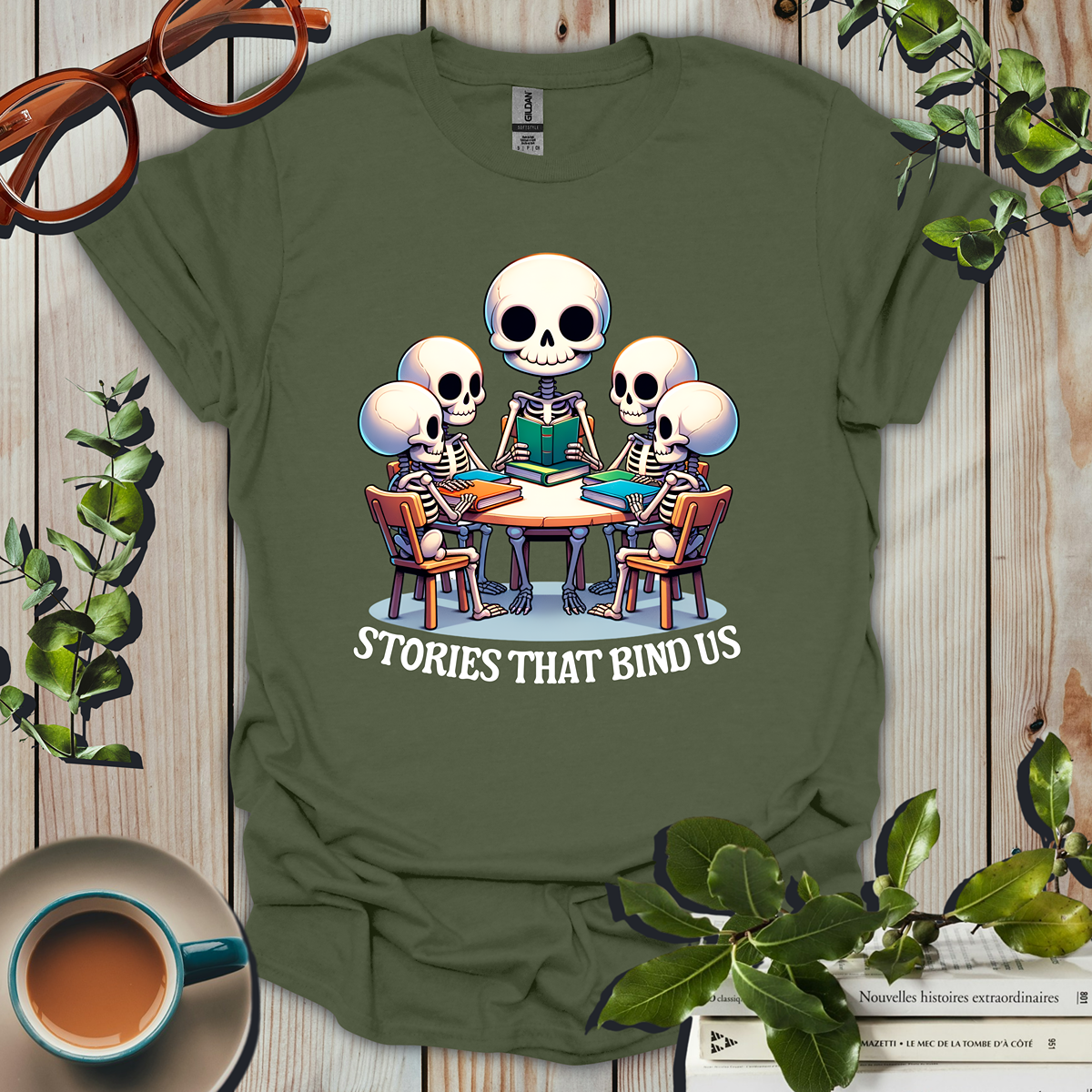 Stories That Bind Us Book Loving Family T-Shirt