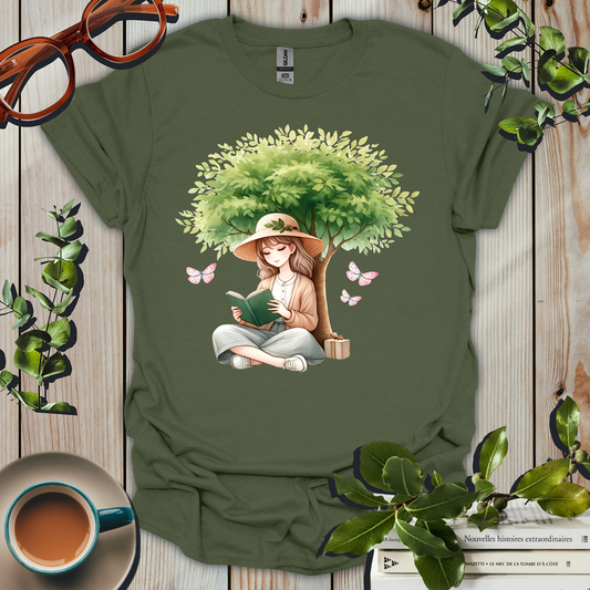Girl's Quiet Reading Place T-Shirt