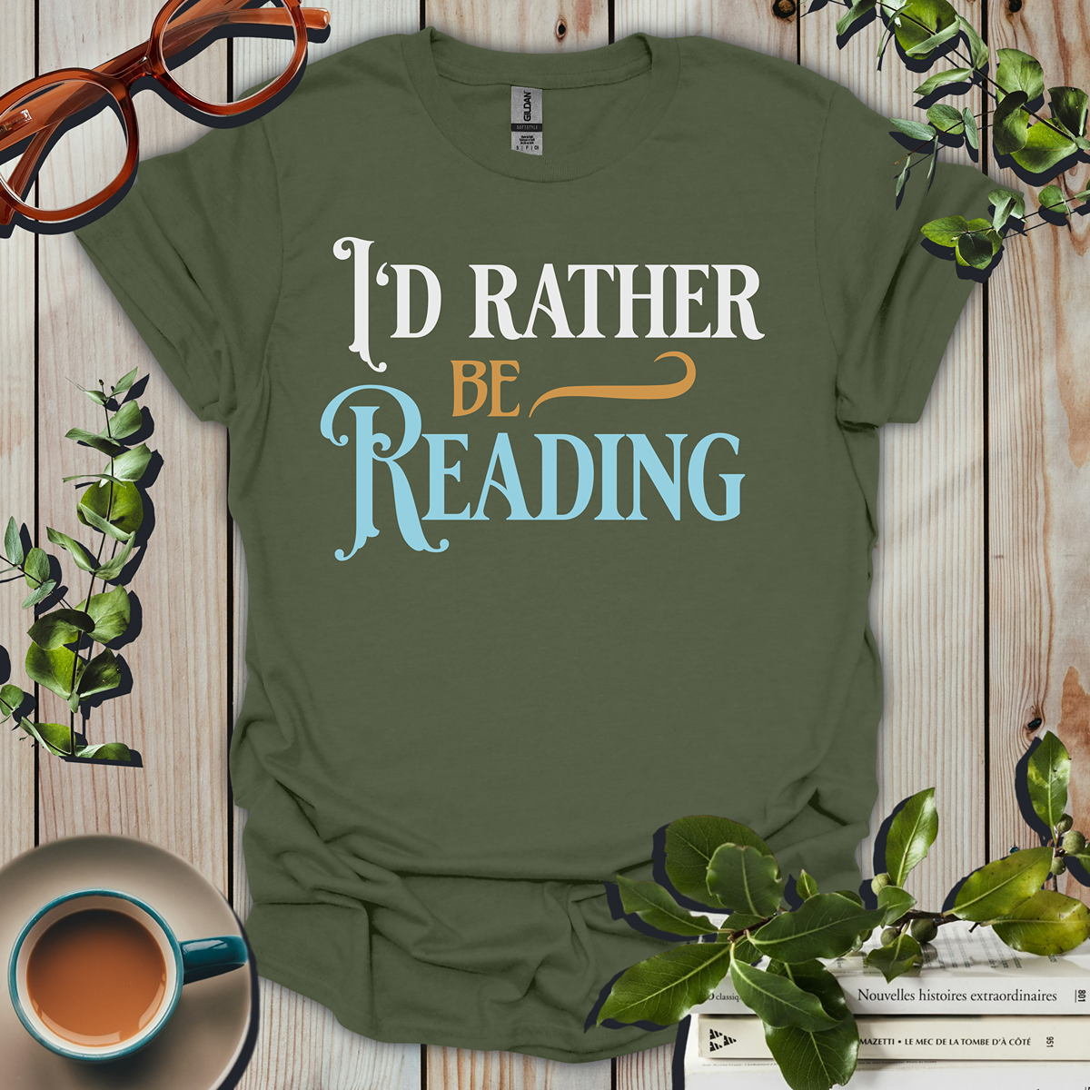 I'd Rather Be Reading T-Shirt