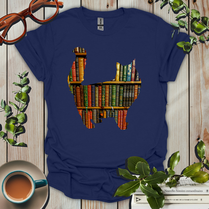 book and cat lover T-Shirt