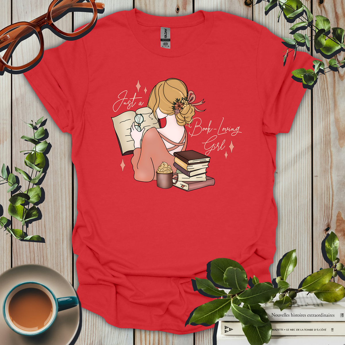 Just a Book-Loving Girl T-Shirt
