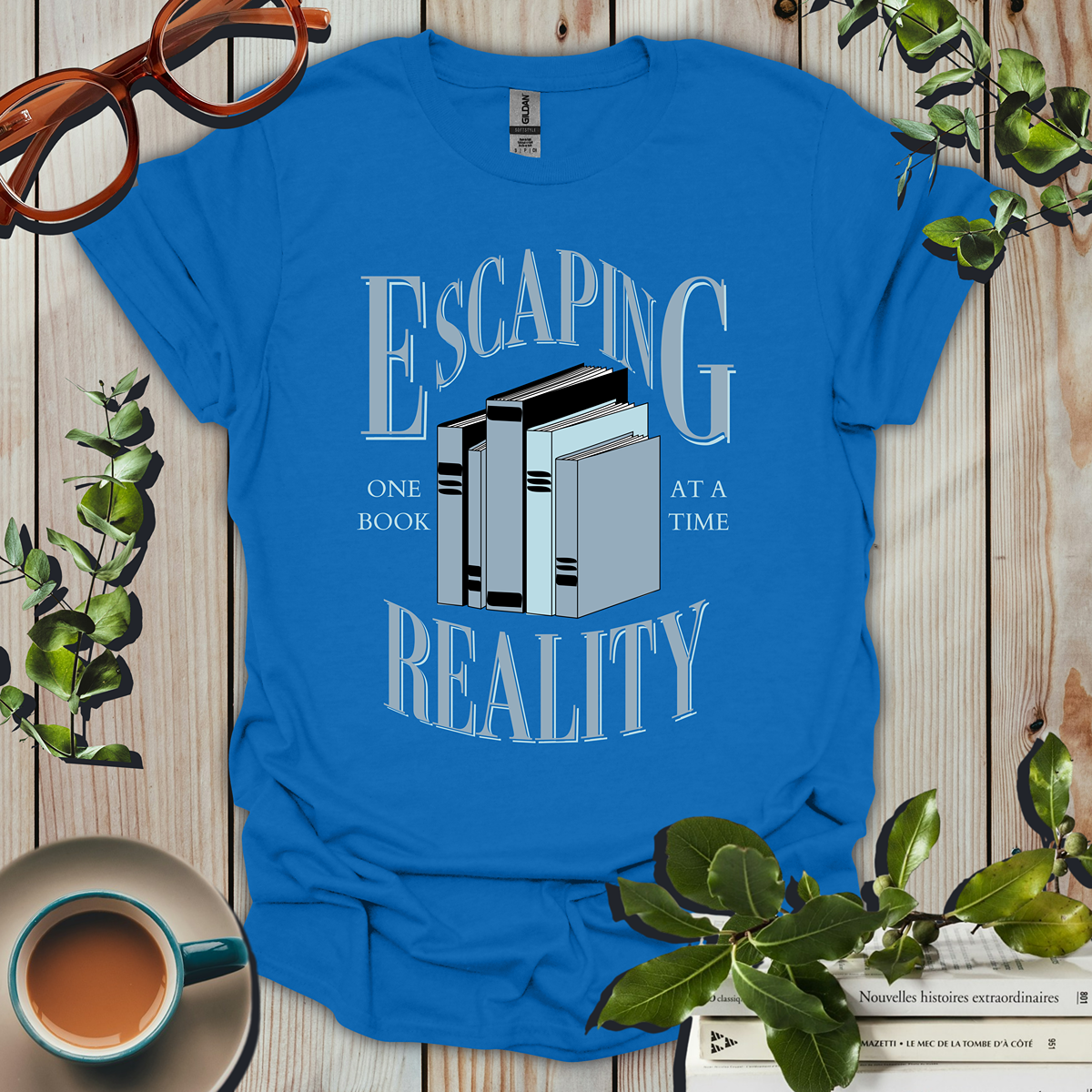 Escaping Reality Book Lover T-Shirt