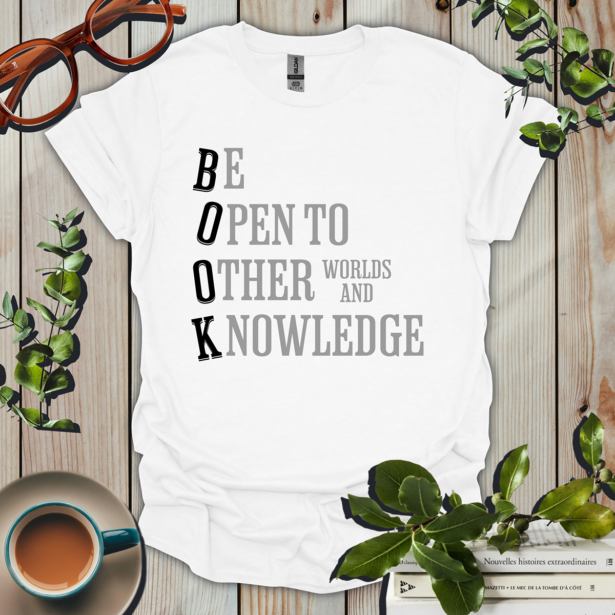 Book, Be Open To Other Worlds T-Shirt