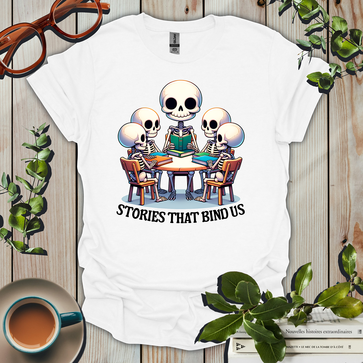 Stories That Bind Us Book Loving Family T-Shirt